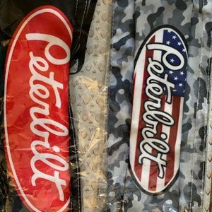 2 PETERBILT Adult Face Masks NEW!